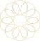 10pcs 6 Inch Gold Metal Rings for Crafts Dream Catcher Ring, Metal Hoops for Dream Catcher and Crafts Centerpiece Table Decorations